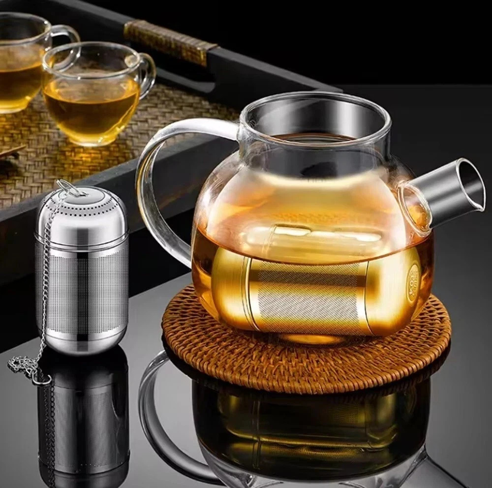 Stainless Steel Tea Infuser – Loose Leaf Tea & Spice Strainer Seasoning Filter