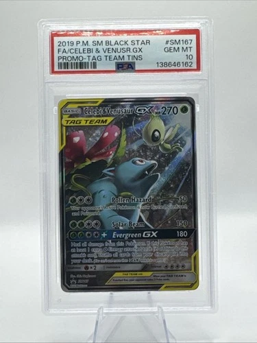 Celebi & Venusaur GX SM167 Sm Holo