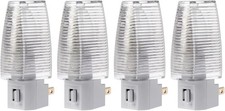 Plug in Night Light with Manual On/Off Switch for Hallway, Kid  s White