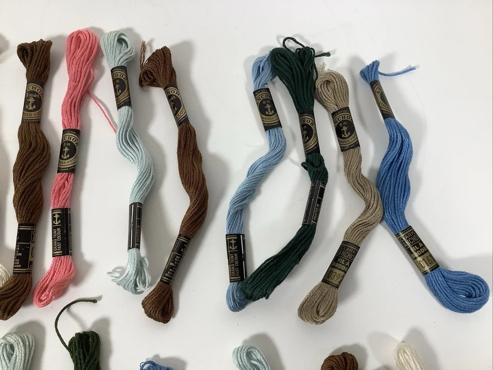 Anchor Embroidery Floss Strand Cotton Skeins Lot of 27 with some duplicates - Image 4 of 4