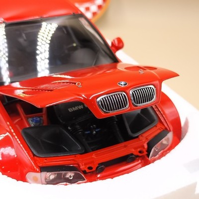 Minichamps 1/18 BMW M3 GTR Street 2001 Diecast 100012101 red | eBay