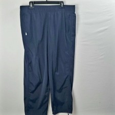 Athleta Women's Navy Blue Rise Pant Sz L Drawstring Leg, Workout Athleisure