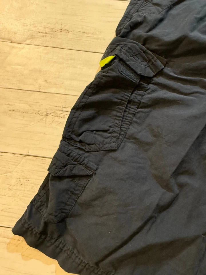 Unionbay Boys Navy Blue Straight Leg Flat Front Pull On Comfy Cargo Short Sz. 10 - Image 3 of 4