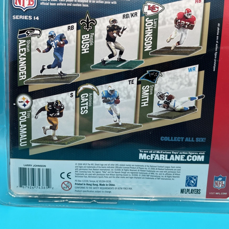 Larry Johnson #27 Kansas City Chiefs McFarlane NFL Series 14 Sportspicks 2006 Foto 4 de 4