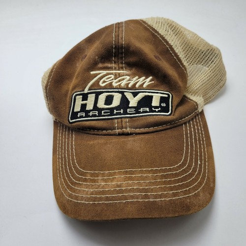 Team Hoyt Archery Hat Cap Brown Adult 