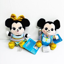 Set of Walt Disney World 50th Anniversary Mickey  Minnie Mouse Wishables Plush