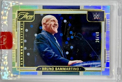 2024 Panini Three Count WWE #200 Bruno Sammartino #26 /40