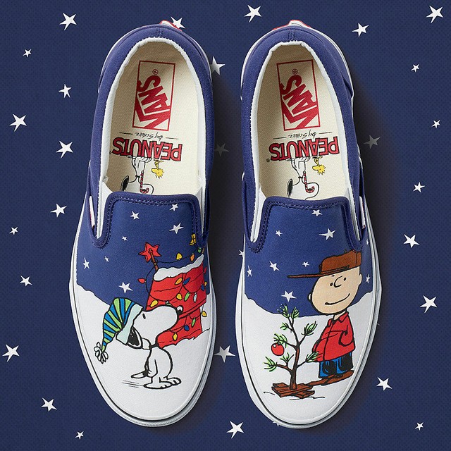 vans peanuts classic slip on