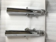 Harley 2000 -13 Chrome Fork Legs street glide sliders TOURING OEM OUTRIGHT    