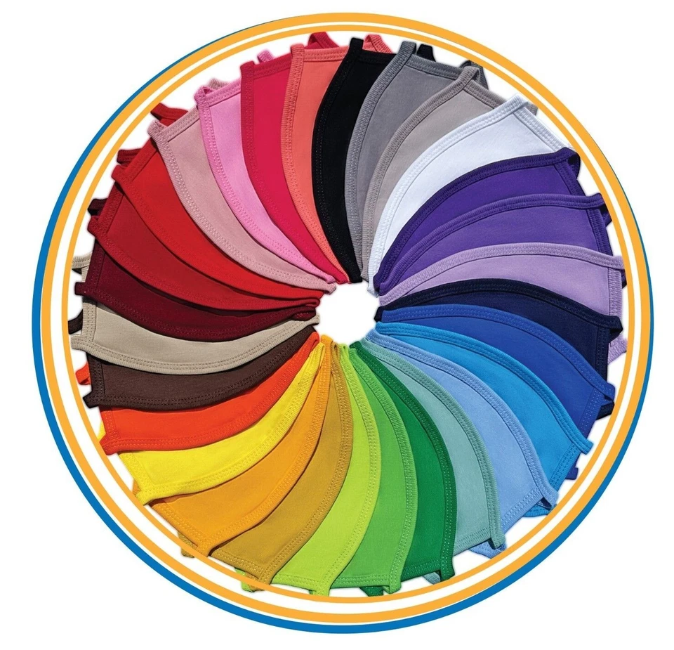 Cotton Face Mask, Reusable Fabric Mask, Blank Cloth Face Mask for Cricut & HTV - Image 2 of 4