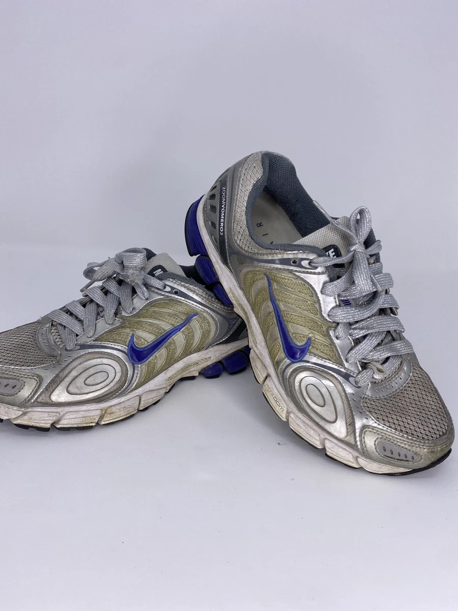 Nike Zoom Vomero 3 Womens Sz 9 Silver Purple Bowerman Trail
