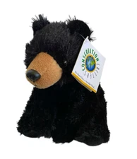 Conservation Critters Black Bear Plush Stuffed Animal 7”
