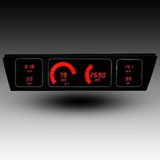 1977-1990 Chevy Impala Caprice Digital Dash Panel Red Leds Made In Usa