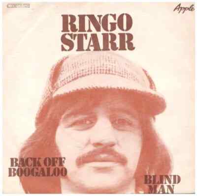 Ringo Starr Back Off Boogaloo / Blind Man Vinyl Single 7inch Apple