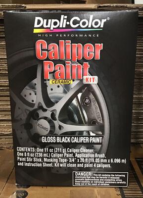 #ad Dupli Color Ceramic Caliper Paint Kit Gloss Black BCP405 $19.99