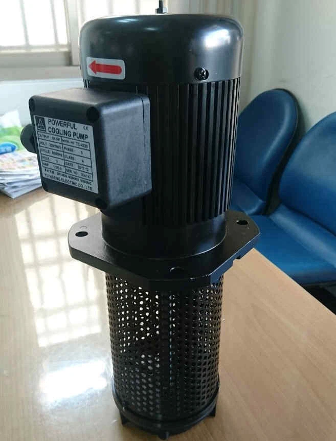 Bomba de refrigerante de circulación de torno CNC de 1/4 HP, 1PH 110/220V, 220 mm (8,7"), NPT 1/2" Foto 2 de 4