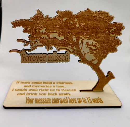 In Loving Memory Memorial Mum Dad Family plaque Remembrance keepsake missed - Picture 4 of 6