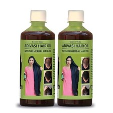 Adivasi Neelgiri Herbal Hair Oil with 108 Herb for Hair Growth,100ml Pack Of 2 