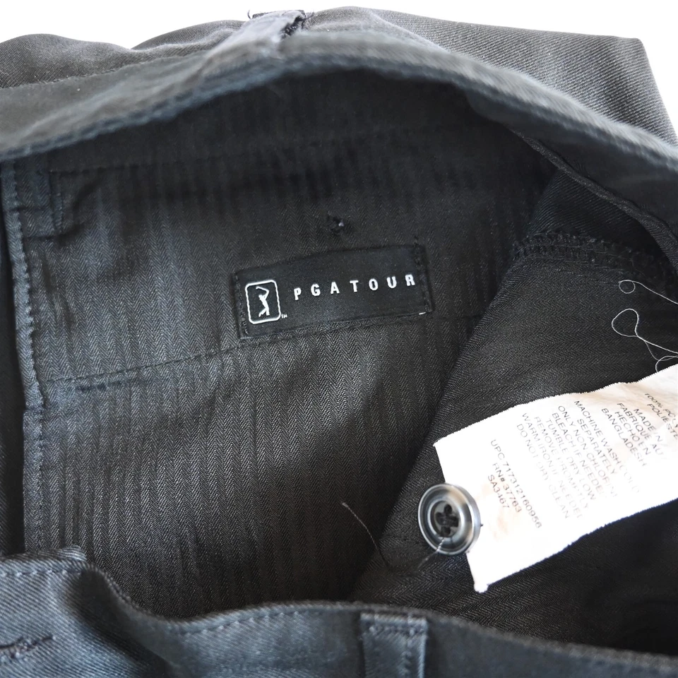 Лот из 2 мужских шорт для гольфа 40x10 дюймов черный королевский синий расширитель талии производительность - Изображение 3 из 4