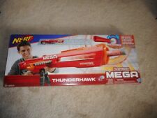 NERF Thunderhawk Nerf AccuStrike Mega Toy Blaster - Longest Nerf Blaster -  10 Official AccuStrike Nerf Mega Darts, 10-Dart Clip, Bipod