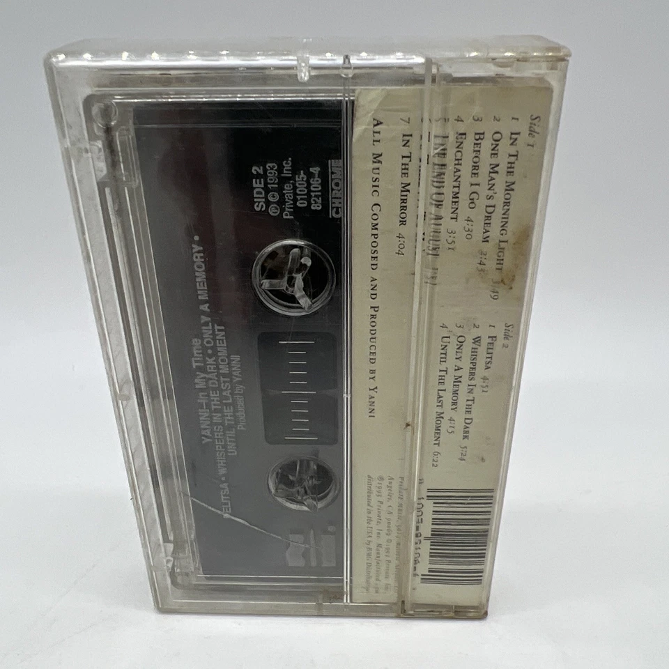 Кассетная лента Yanni In My Time 1993 BMG Chrome Private INC - Изображение 2 из 4