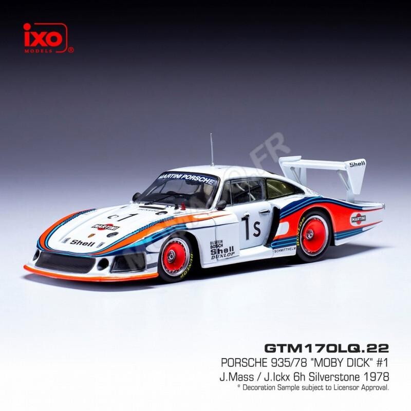 Porsche 935 78 Moby Dick Miniature IXO 1 43 Finition Prestige Argent