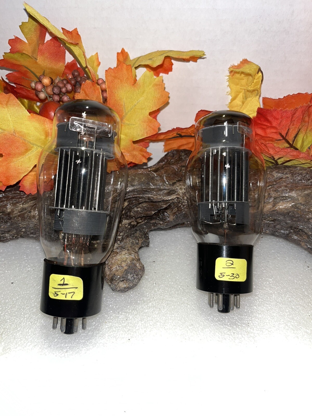 RCA-6AS7G Matched Pair Vacuum Tubes Hickok Tested