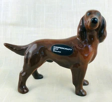 IRISH SETTER Figurine by COOPERCRAFT NEW NEVER SOLD 4.2" tall made UK