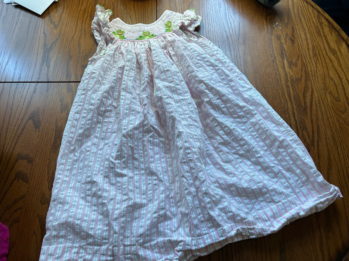 velani classics little girls 6 smocked dress frogs velani classics little girls 6 smocked dress frogs