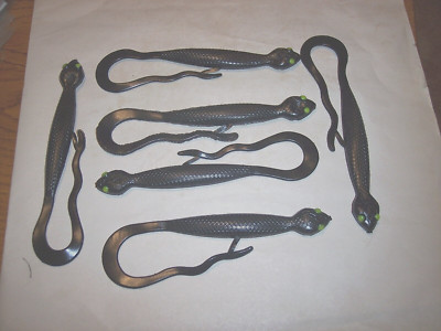 Manns 10'' Snake Lure Ribbon Tail 6Pk Baby Snake Water Moccasin Lure Discontinued