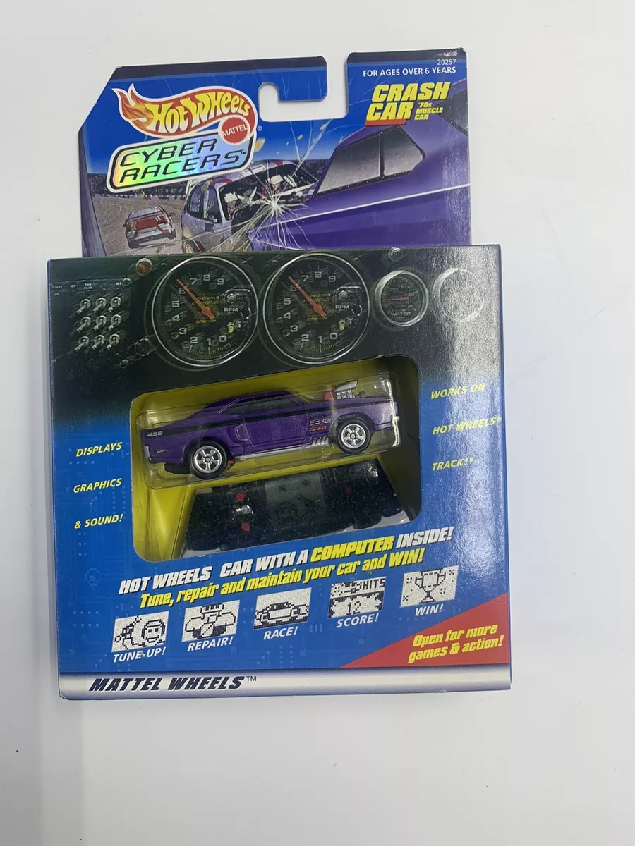 hot wheels cyber racers crash car 70s muscle car mattel wheels