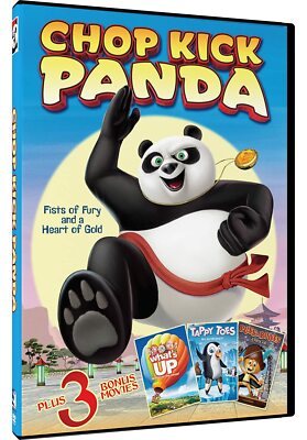 Chop Kick Panda Plus 3 Bonus Movies (DVD, 2016) *NEW* *FREE Shipping*