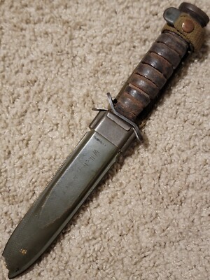 SALE‼️USMC M3 U.S. M8 Combat Knife Original WW2 American U.S. Army M3 Fighting Knife & M8