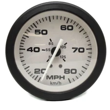Teleflex Boat Speedometer Kit 63516P | Driftwood 3 1/4 Inch Black Gray