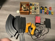 vintage lot of tyco/aurora slot cars and parts + track and more GREAT LOT