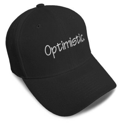Baseball Cap Optimistic Human Values Good Messages Dad Hats for Men & Women