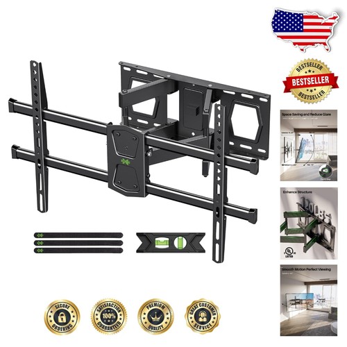 Swivel and Tilt TV Wall Mount for 4282” Screens Easy Install, High