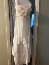 wedding dress size 8 pre owned
