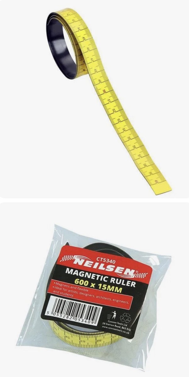 Westcott Magnetic Ruler 12 Inch 30 Cm Flexible Ruler Measuring Tools