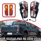 <!--F#f_0-->Pair LR Tail Lamp Rear Light LED Silver Rim For Isuzu D-Max RG 2020-2024<!--F/-->
