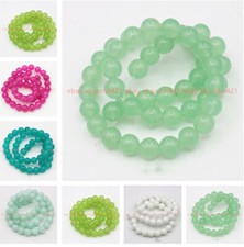 Natural 6/8/10mm Multicolor Round Gemstone Loose Beads 15" AAA