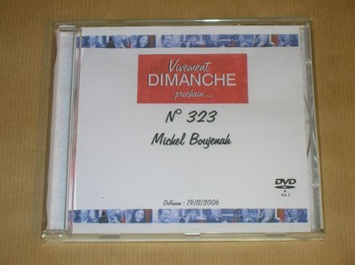 SELTENE DVD / MICHEL BOUJENAH / AUSGABE ''VIVEMENT SUNDAY'' VOM 19.11.2006 / SEHR GUTER ZUSTAND