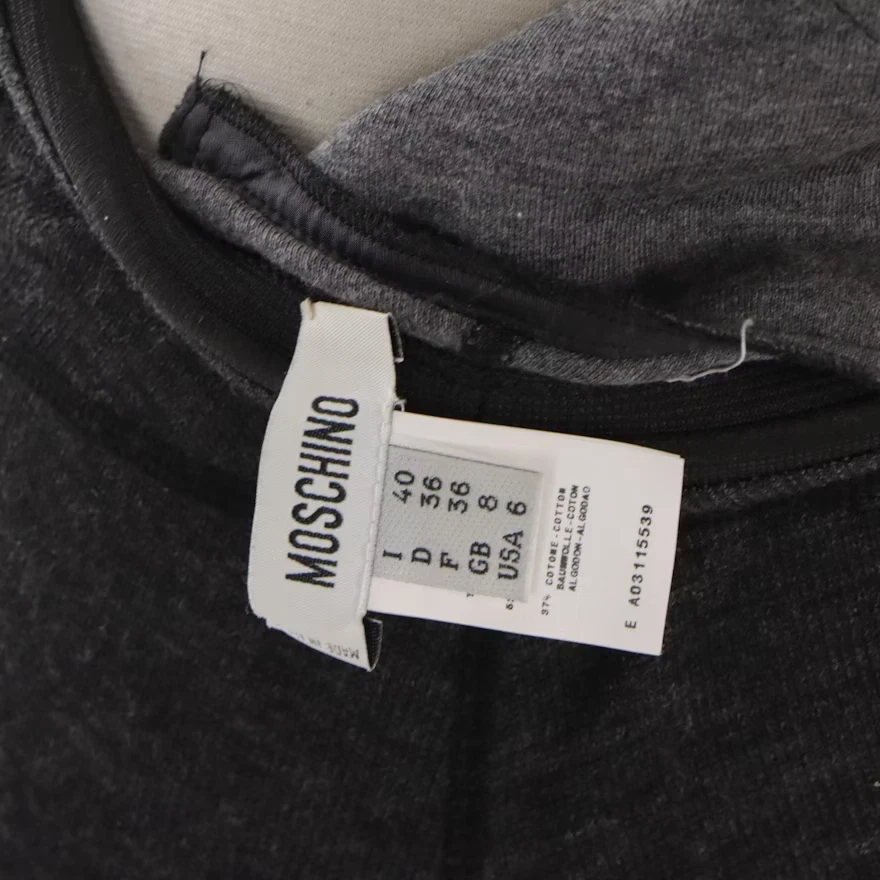 Moschino Wool Blend Leggings, gray, size 6 - Image 2 of 3