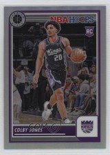 2023-24 Panini NBA Hoops Premium Stock Silver Prizm Colby Jones #49 1kx5