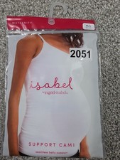 Isabel By Ingrid Isabel Maternity Support Cami Womens M/L White Seamless