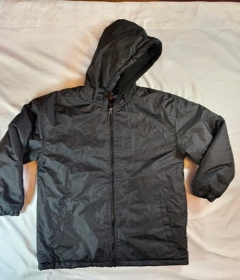 Original Cold Storage Boys Black Long Sleeve Zip Up Puffer Jacket Size Large