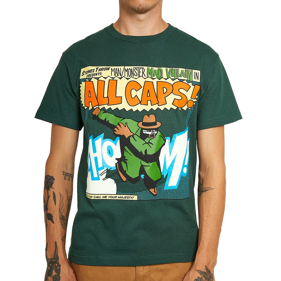 ✈ MADLIB MF DOOM (ALL CAPS!) Tシャツ Comfort Colors Madlib Doom All Caps Shirt, Mf Doom Shirt, Mf