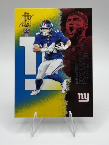 2025 Topps Signature Class • Cam Skattebo (RC) #119 Blue & Yellow • NY Giants