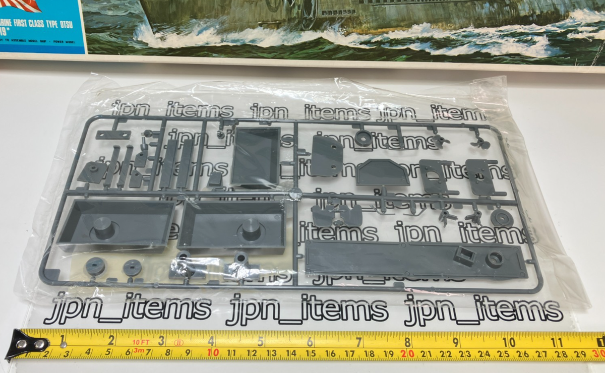 Nichimo 1/200 I-19 Submarine Motorized Plastic Model Kit Imperial
