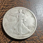 1917 Liberty Walking Half Dollar Silver Denver Mint Circulated